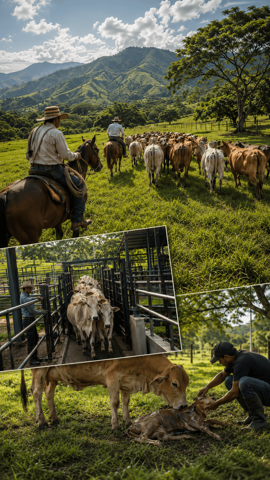 Collage de trabajo de campo