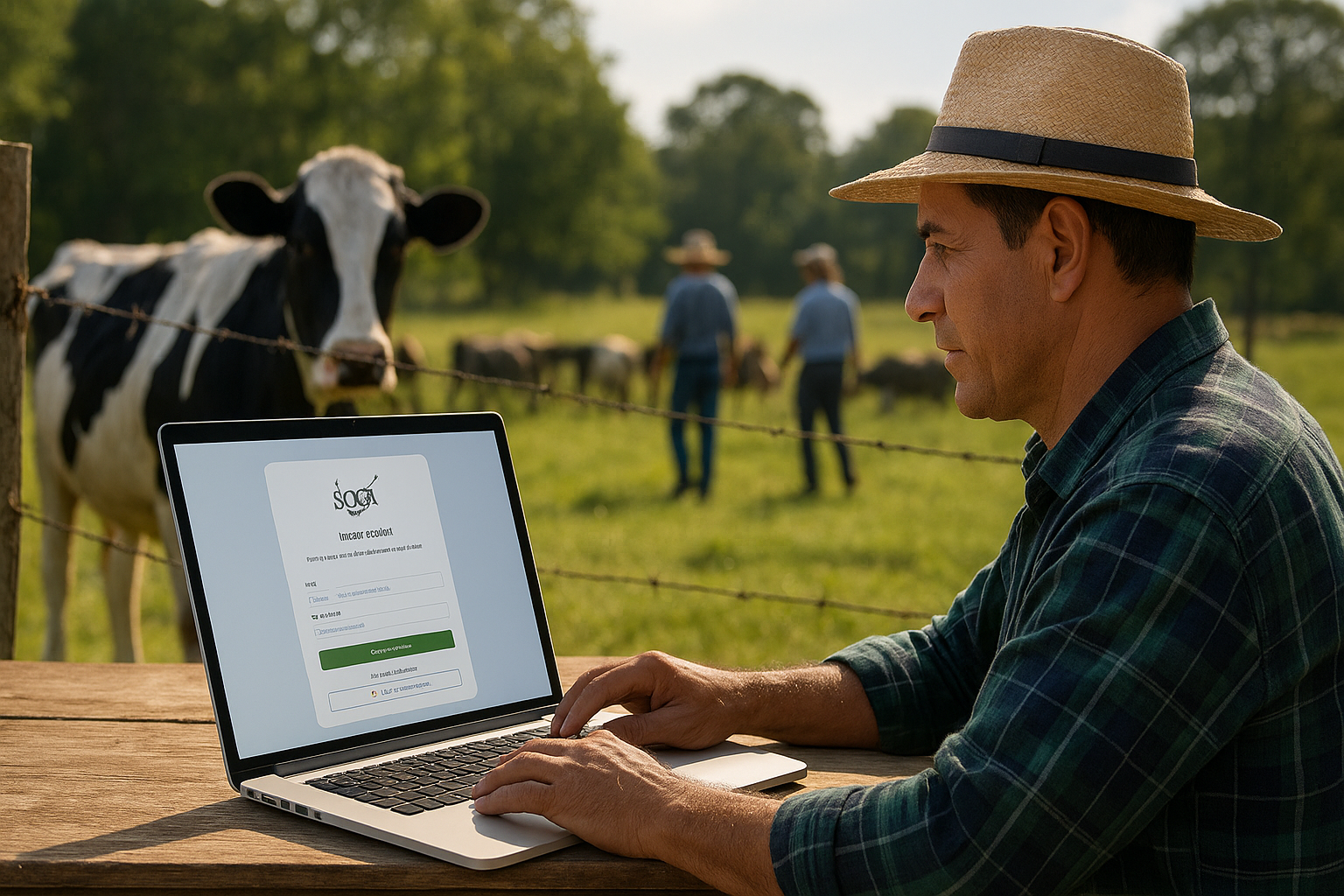 Ganadero colombiano digitalizando su gestión con SOGA Online
